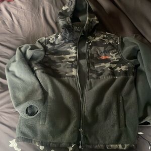 Boys hooded fleece zip up sweatershirt/jacketet